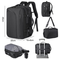 CompressX Go expandable travel backpack with vacuum compression system