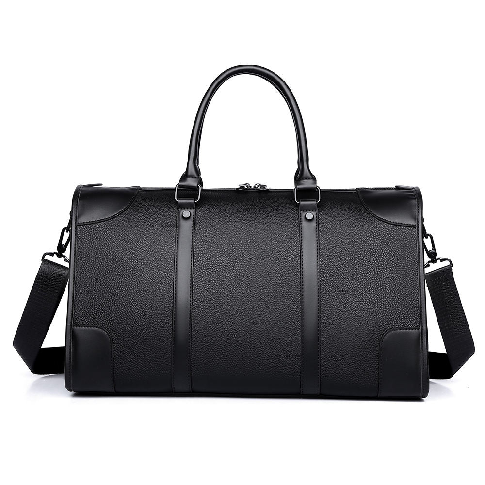 Getaway Weekender Duffle Bag front view in black