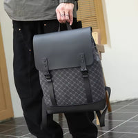 Aura Minimal backpack size reference showing actual carrying scale for office and travel use
