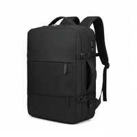 Matrix Tech Pack Business Laptop Backpack front view in black