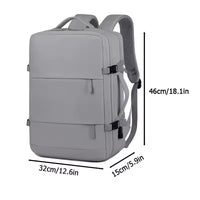 Matrix Tech Pack backpack size reference showing real carrying scale