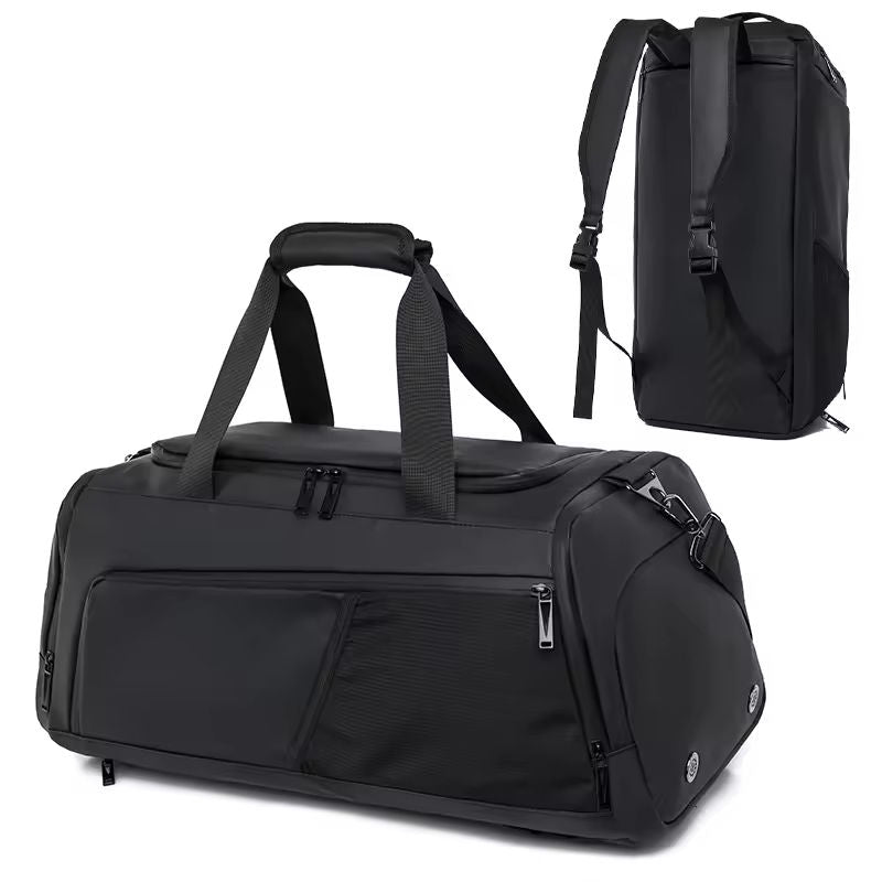 WeatherPro Travel Duffle Bag front view in black