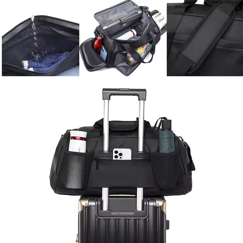 WeatherPro duffle bag showing spacious main compartment